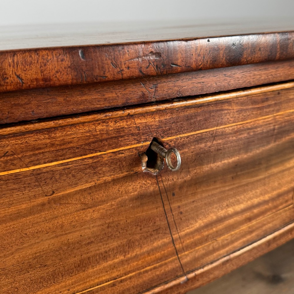  Antique 18th Century Bow Front Chest Of Drawers View XIII