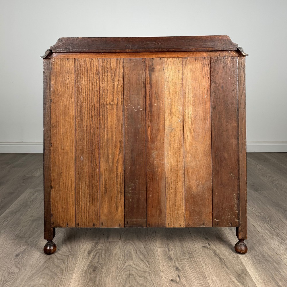 Antique 20th Century Chest Of Drawers In Golden Oak  View V