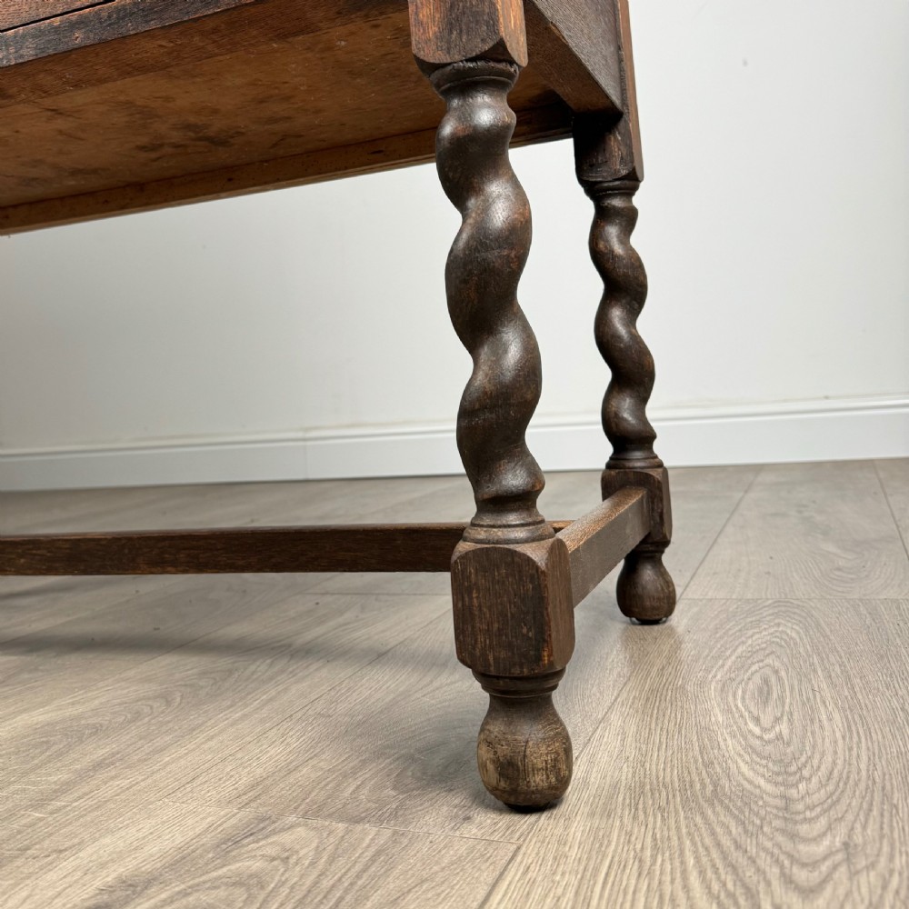 Antique 20th Century Washstand In Oak View XI
