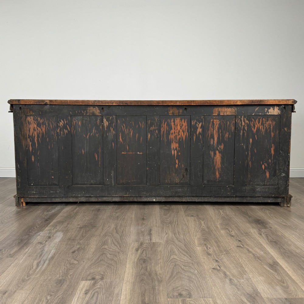 Antique 19th Century Large Carved Oak Bookcase View V
