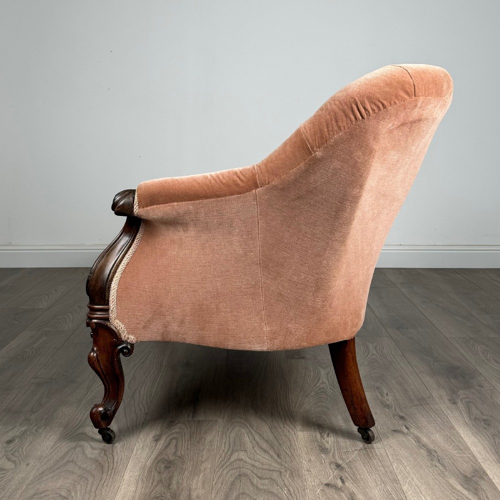  Antique 19th Century Chaise Lounge In Mahogany  View III
