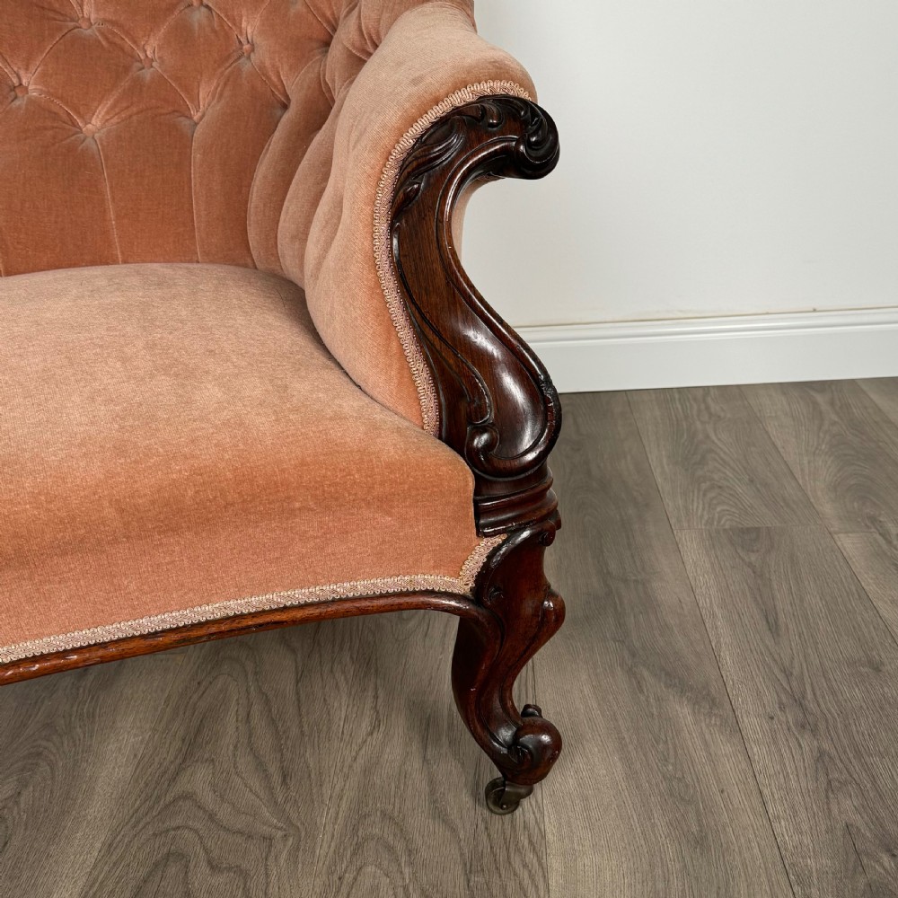  Antique 19th Century Chaise Lounge In Mahogany  View XI