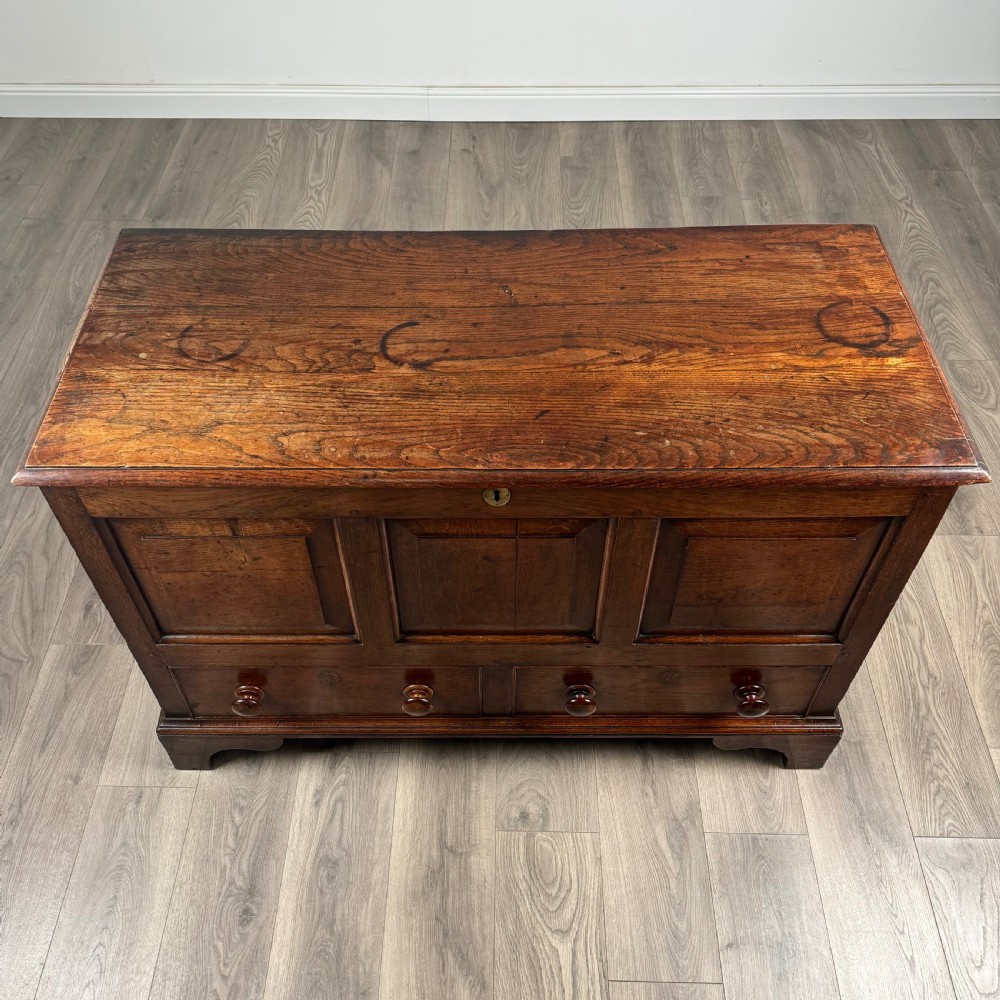 Antique 18th Century Mule Chest / Coffer In Oak 
 View IX