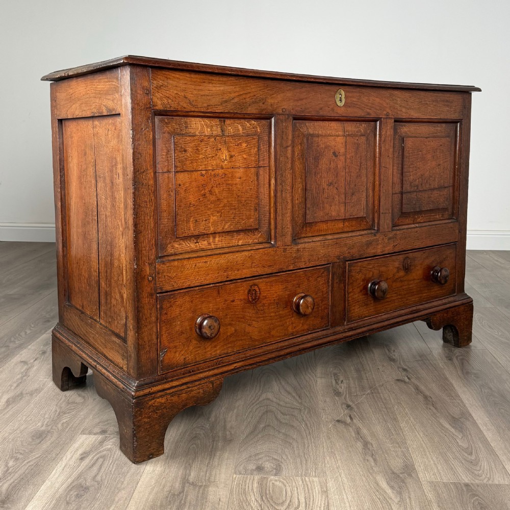 Antique 18th Century Mule Chest / Coffer In Oak 
 View XVII
