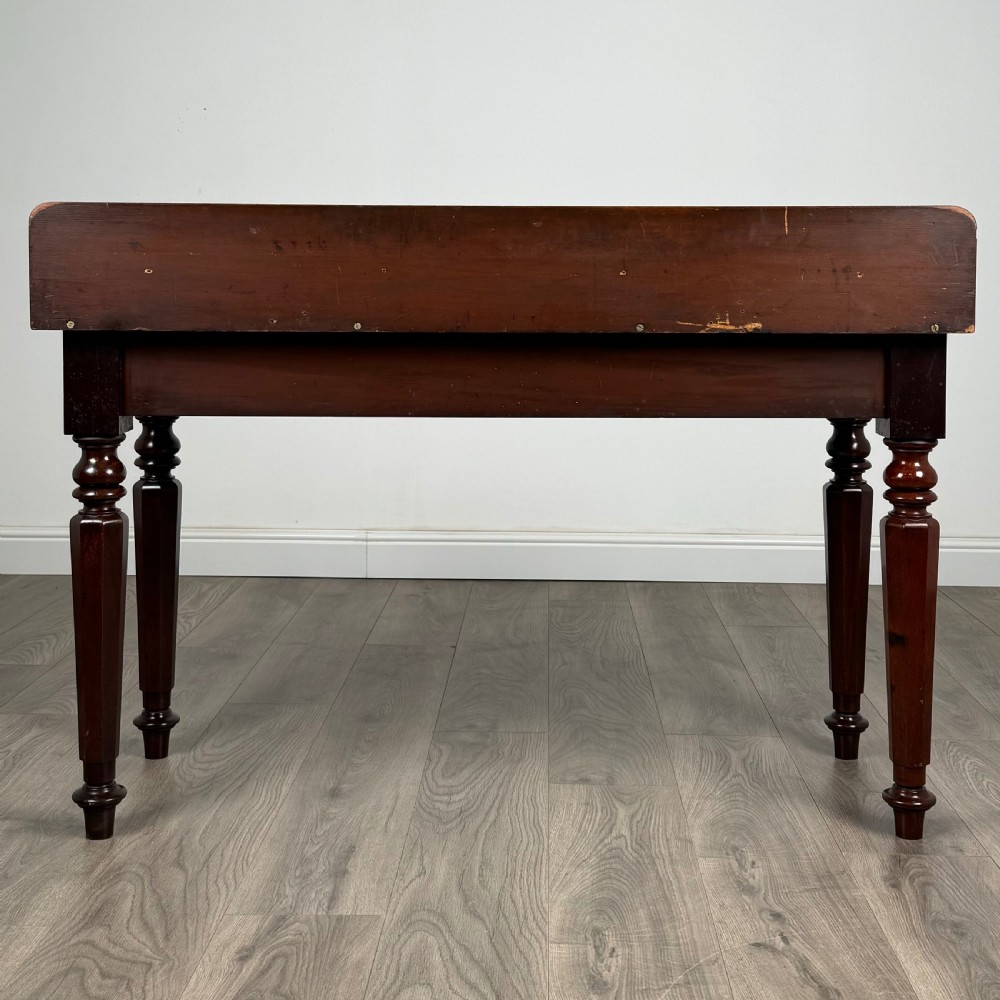 Antique 19th Century Console Table / Side Table In Mahogany 
 View V