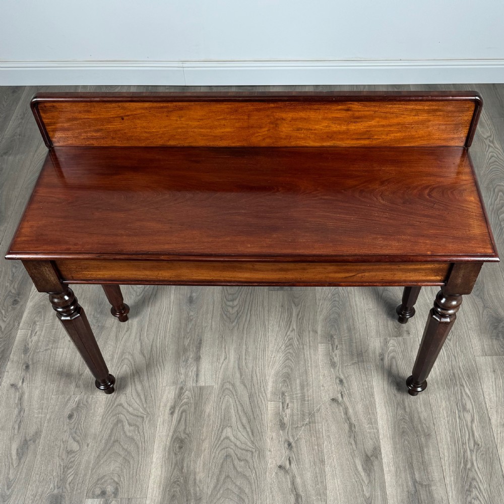 Antique 19th Century Console Table / Side Table In Mahogany 
 View IX