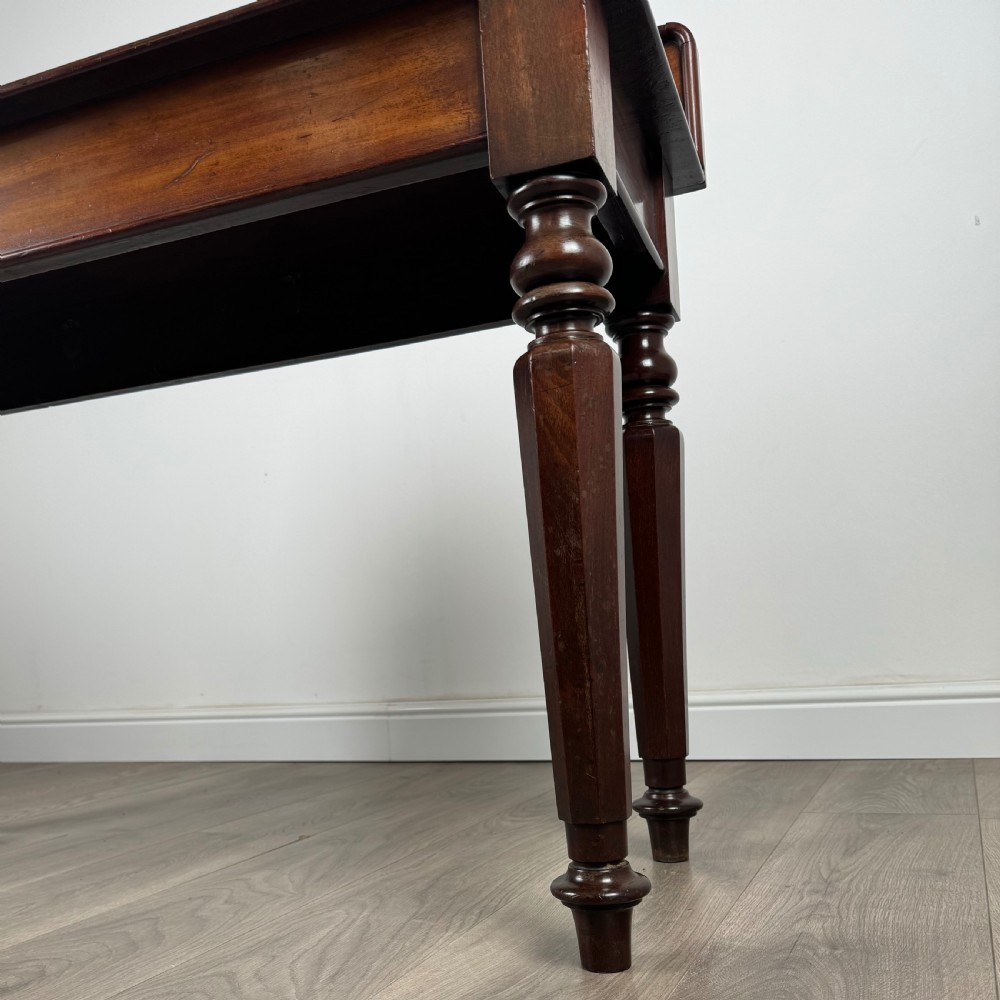Antique 19th Century Console Table / Side Table In Mahogany 
 View X