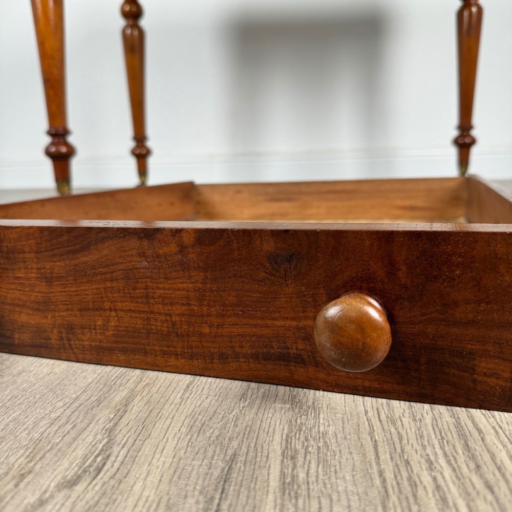  Antique 19th Century Fine Quality Writing Table In Mahogany 
 View XIII
