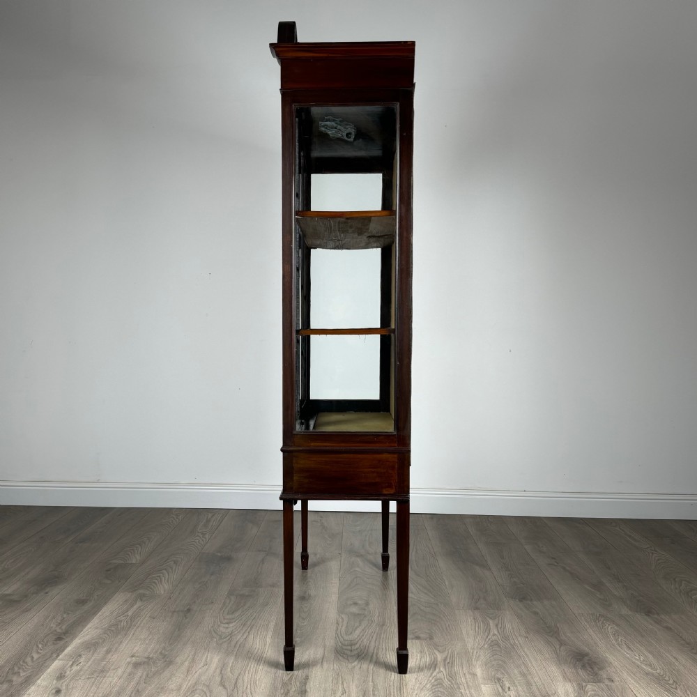 Antique 19th Century Display Cabinet In Mahogany View IV