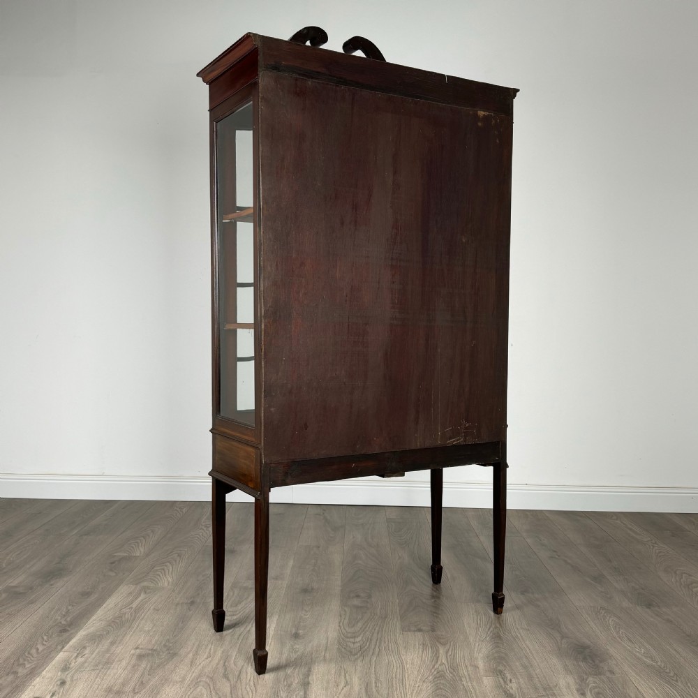 Antique 19th Century Display Cabinet In Mahogany View V