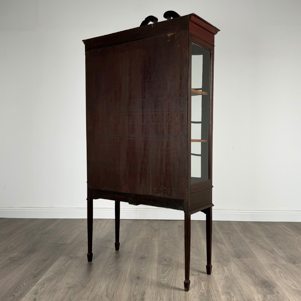 Antique 19th Century Display Cabinet In Mahogany View VII