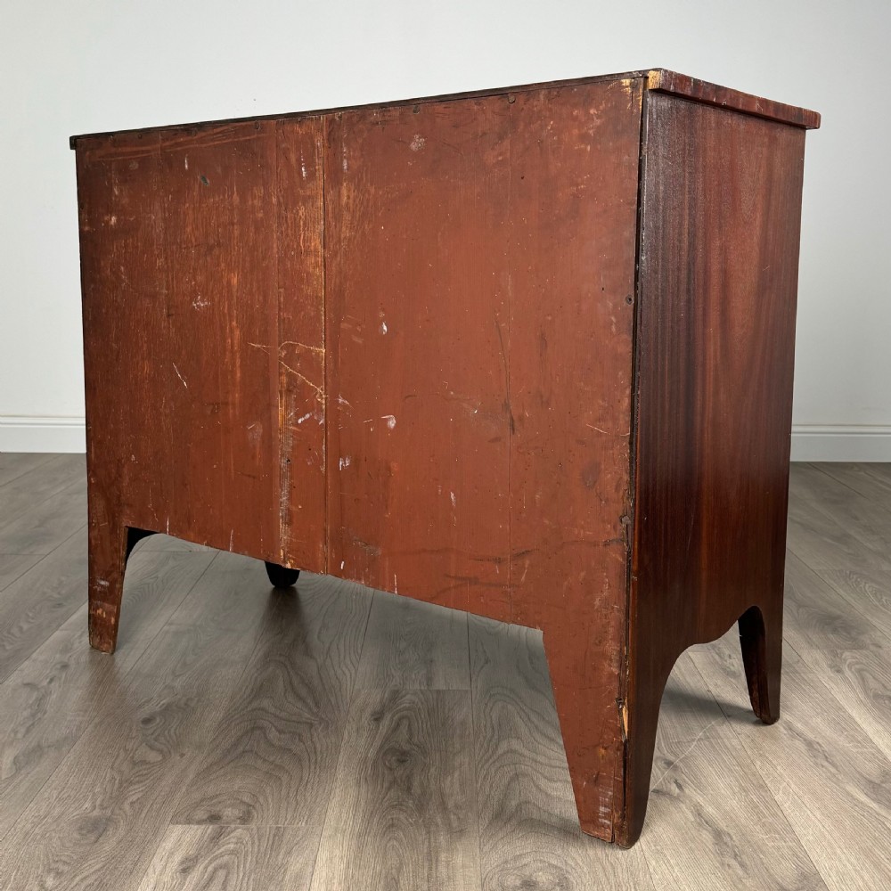  Antique 18th Century Bow Front Chest Of Drawers In Mahogany 
 View VI