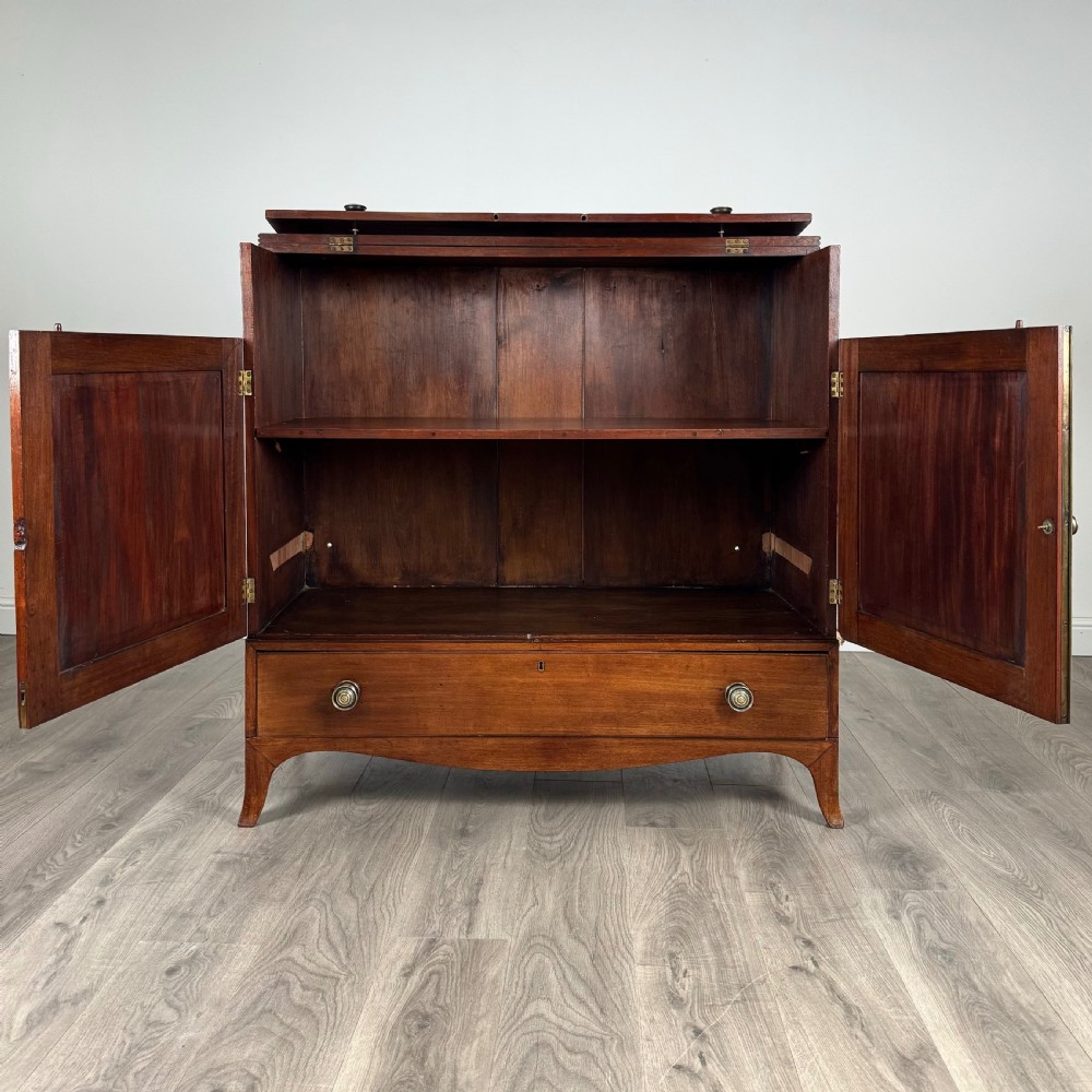 Antique 18th Century Cupboard In Mahogany  View II