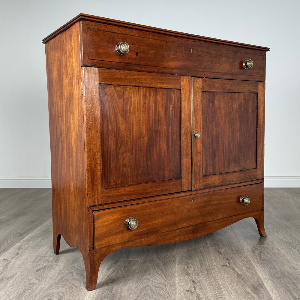 Antique 18th Century Cupboard In Mahogany  View IX