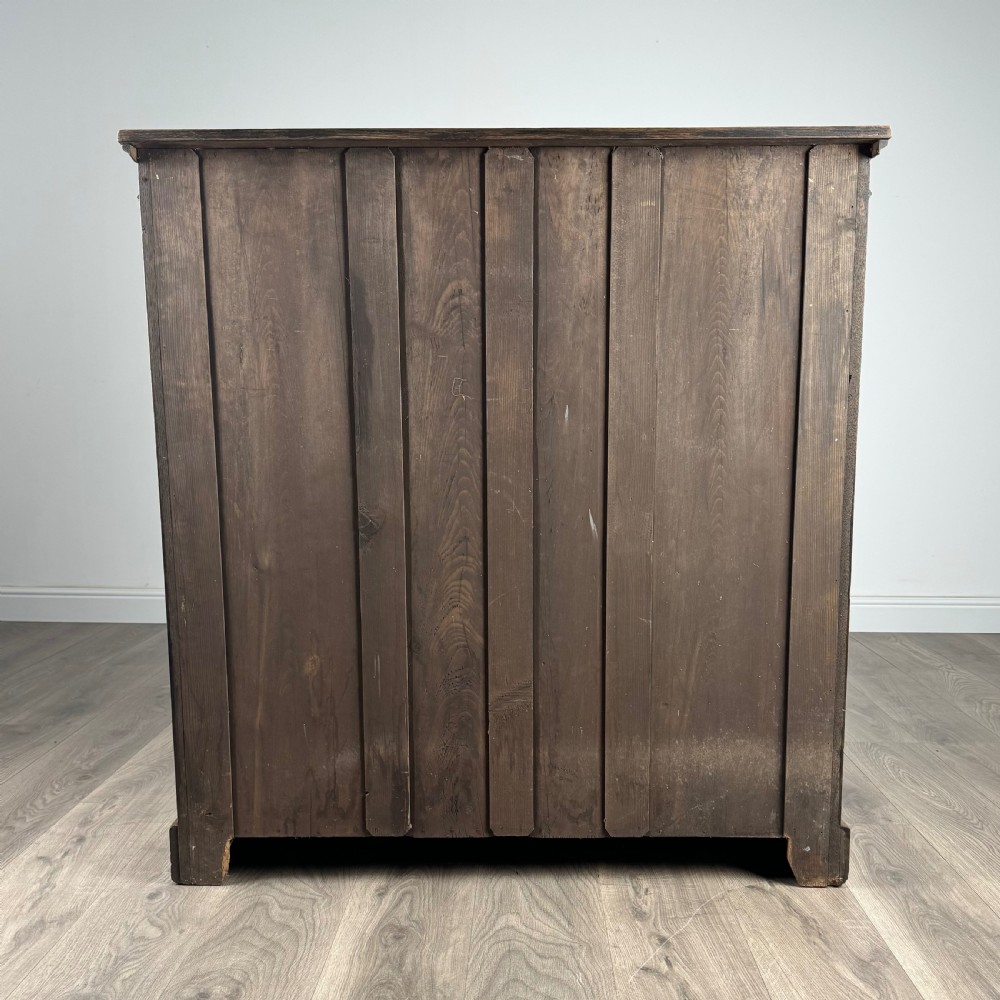  Antique 19th Century Open Bookcase In Oak  View V
