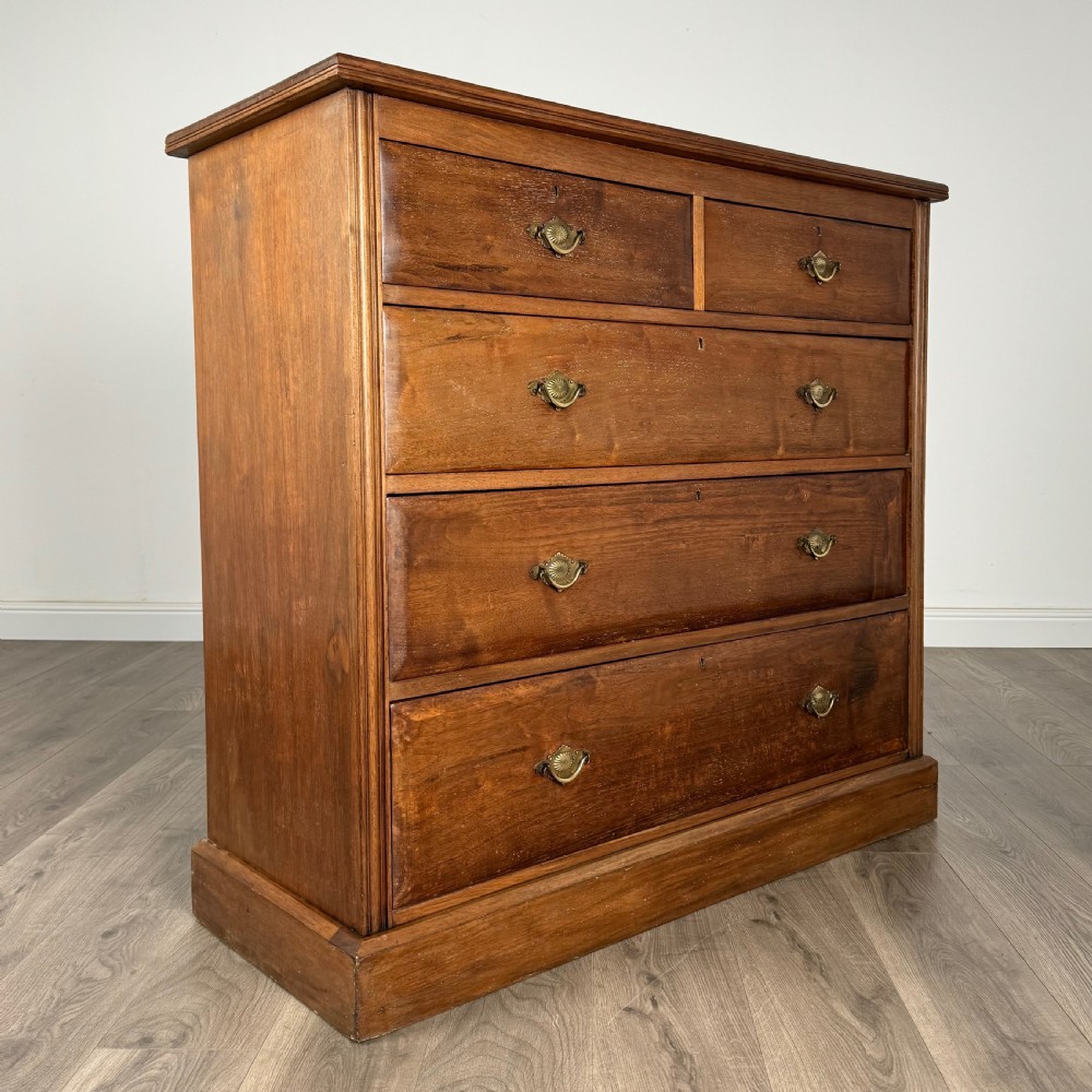Antique 20th Century Fine Quality Walnut Chest Of Drawers  View VIII