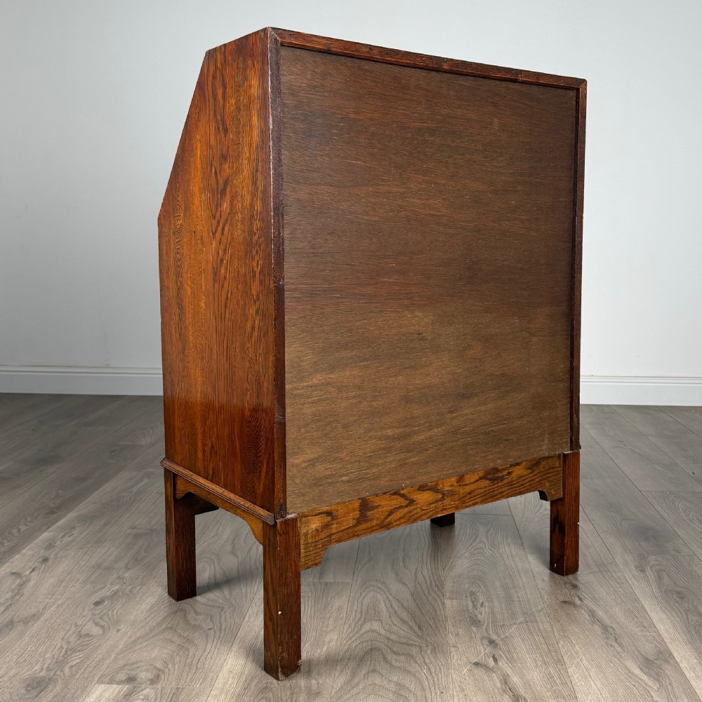 Antique 20th Century Bureau In Oak  View V