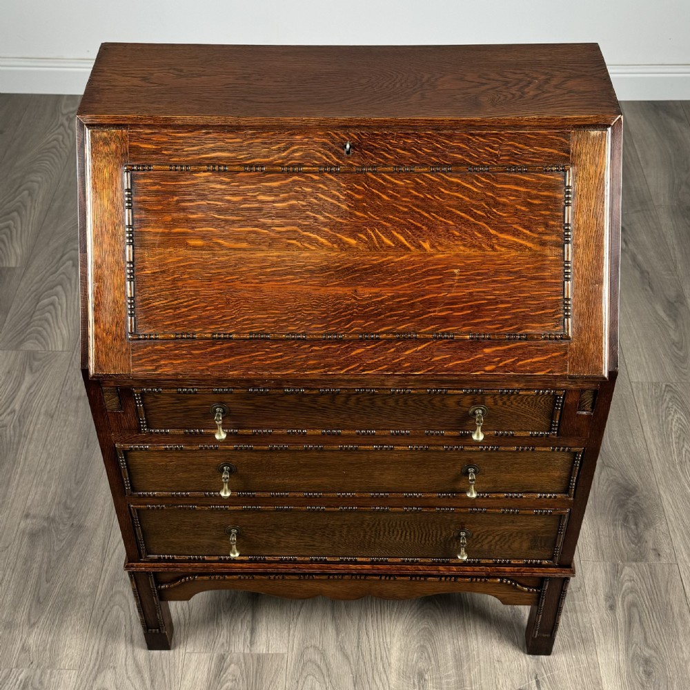 Antique 20th Century Bureau In Oak  View X
