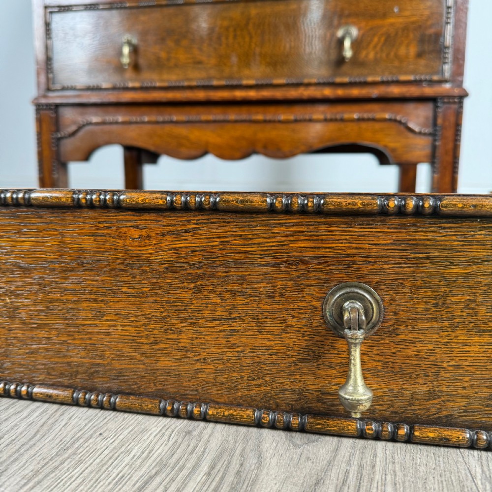 Antique 20th Century Bureau In Oak  View XIII
