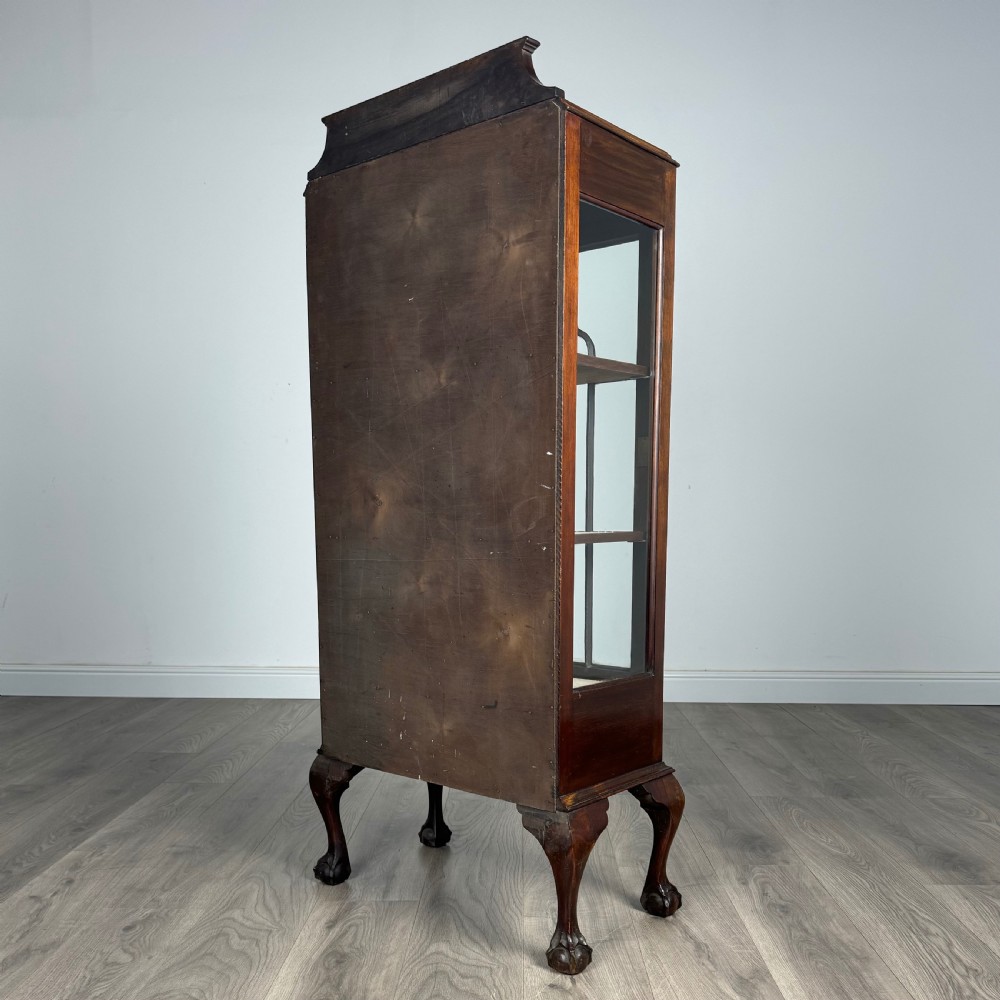 Antique 20th Century Display Cabinet In Mahogany  View VII