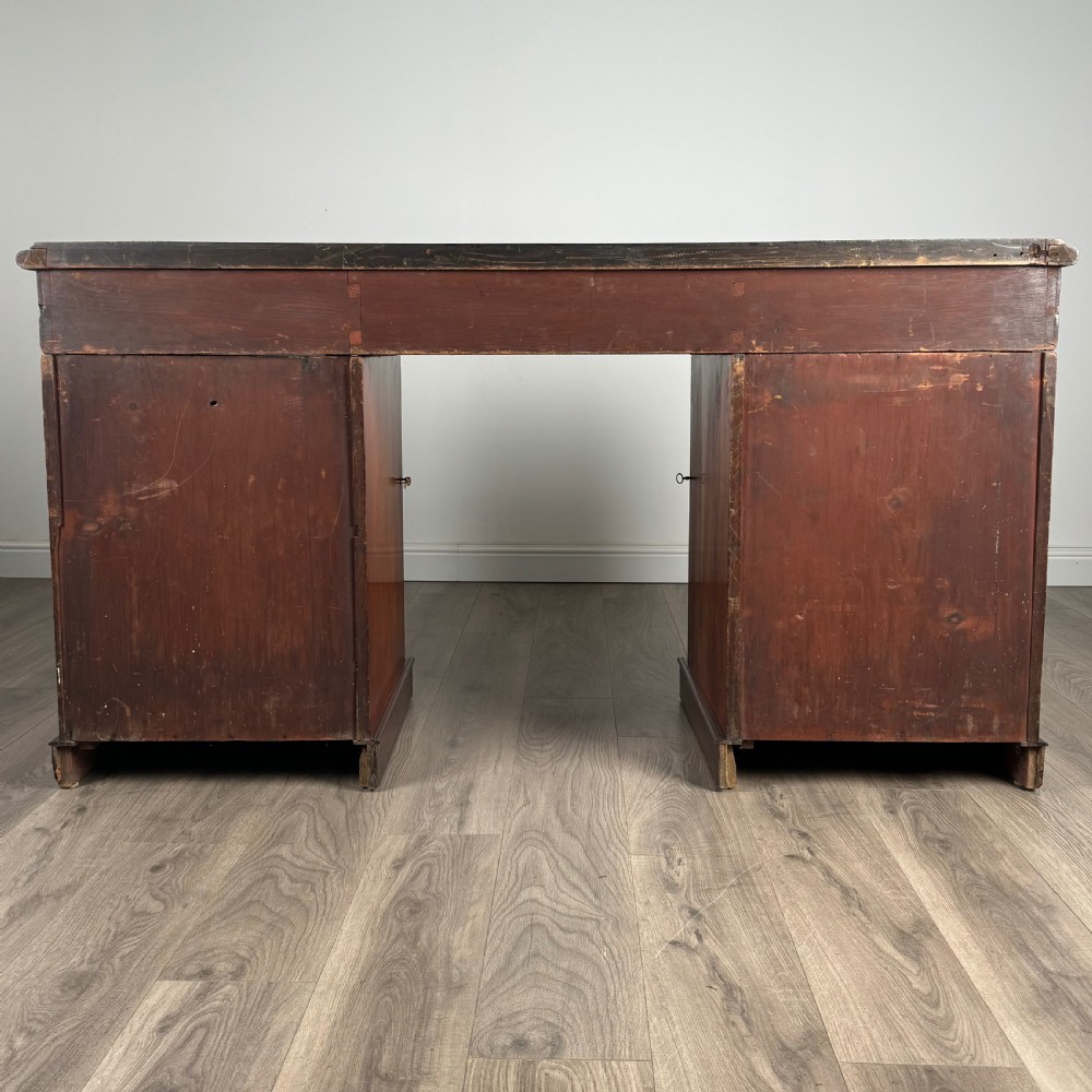 Antique 18th Century Pedestal Sideboard In Mahogany  View VI