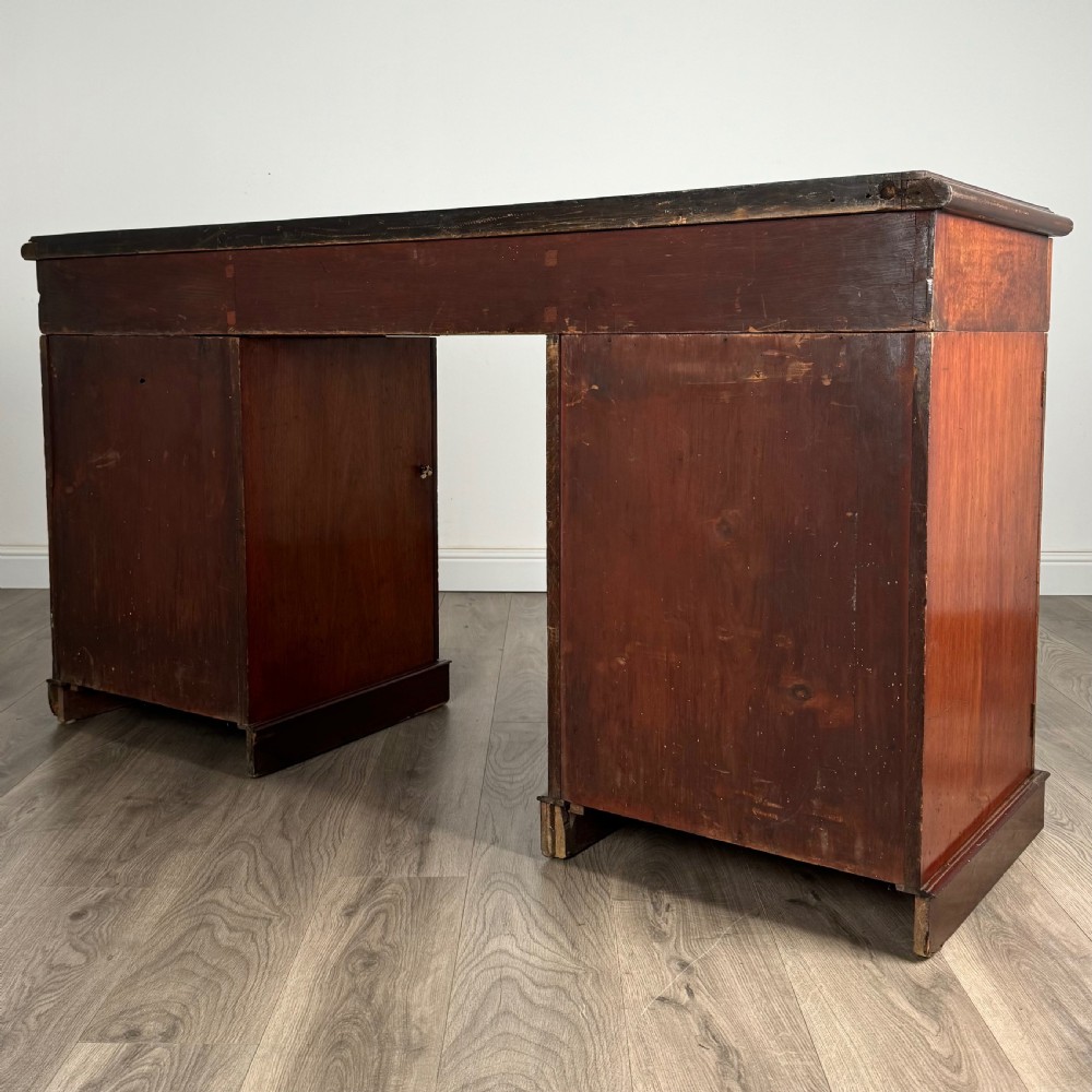 Antique 18th Century Pedestal Sideboard In Mahogany  View VII