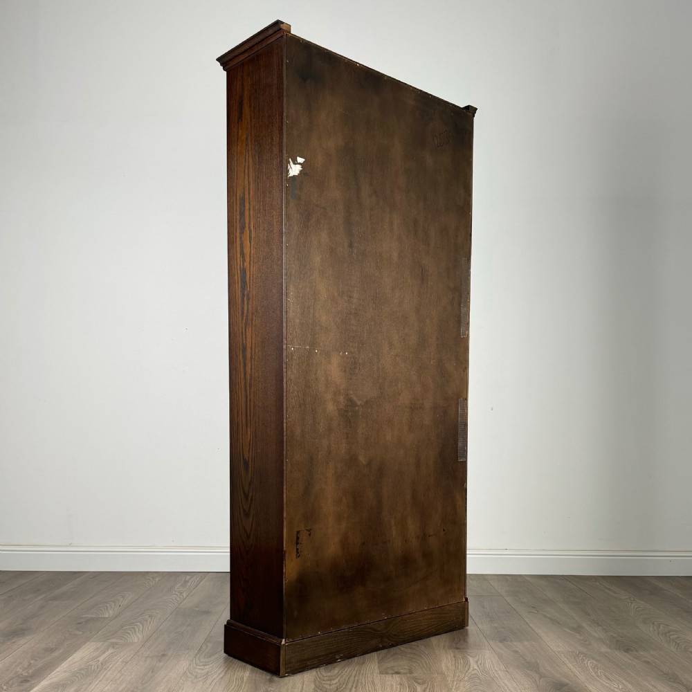  Antique 20th Century Open Bookcase In Oak 
 View IV