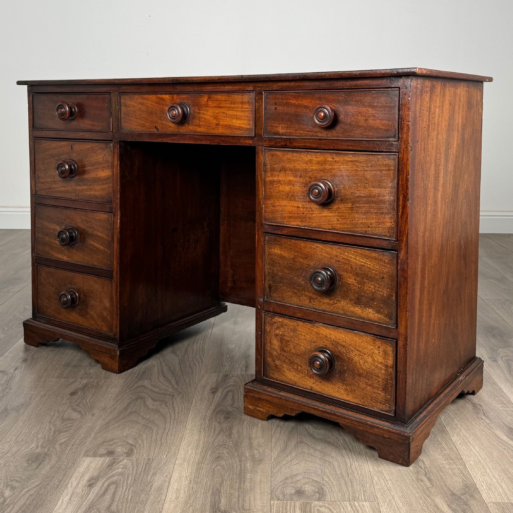 Antique 19th Century Desk In Mahogany  View II