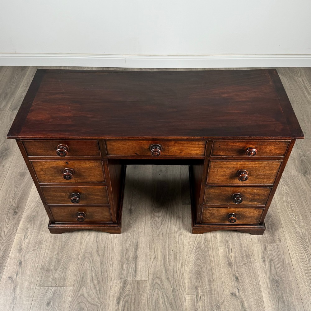 Antique 19th Century Desk In Mahogany  View IX