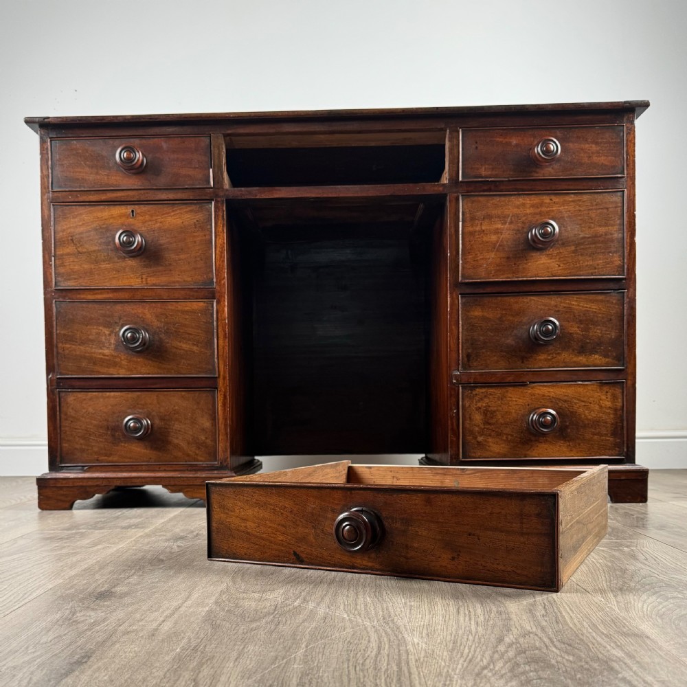 Antique 19th Century Desk In Mahogany  View X