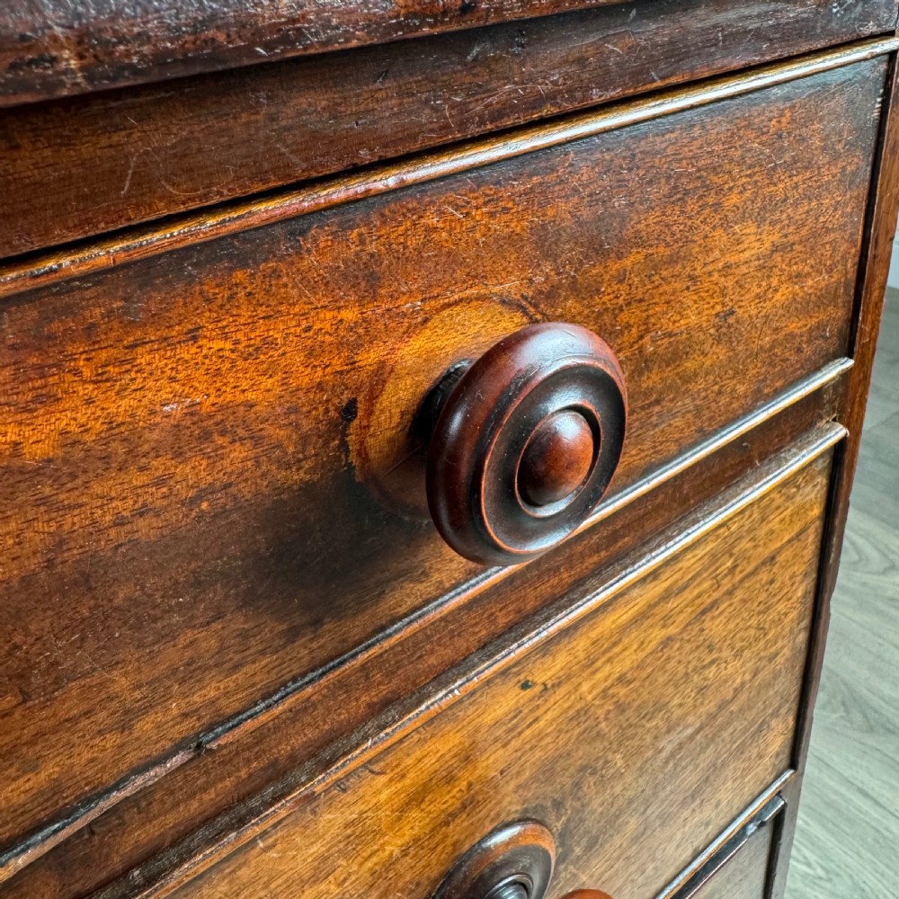Antique 19th Century Desk In Mahogany  View XII