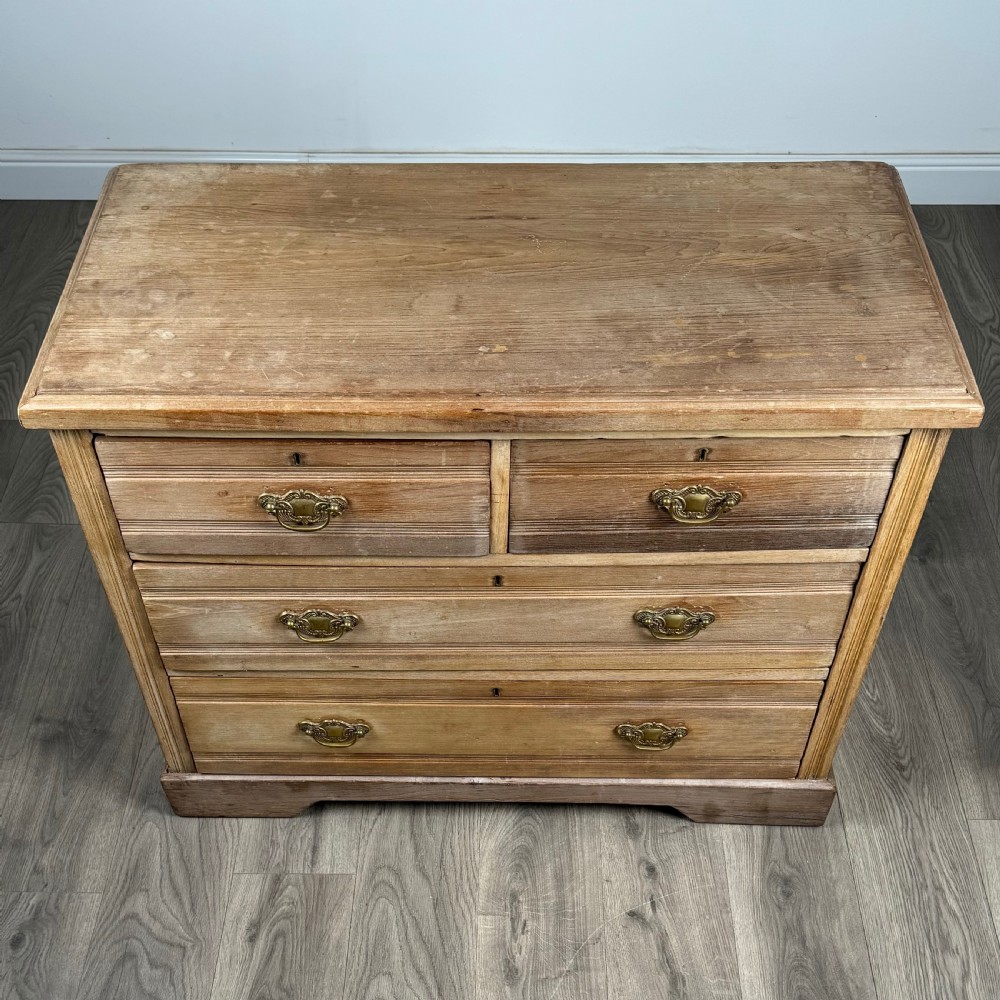 Antique 19th Century Satin Wood Chest Of Drawers  View IX