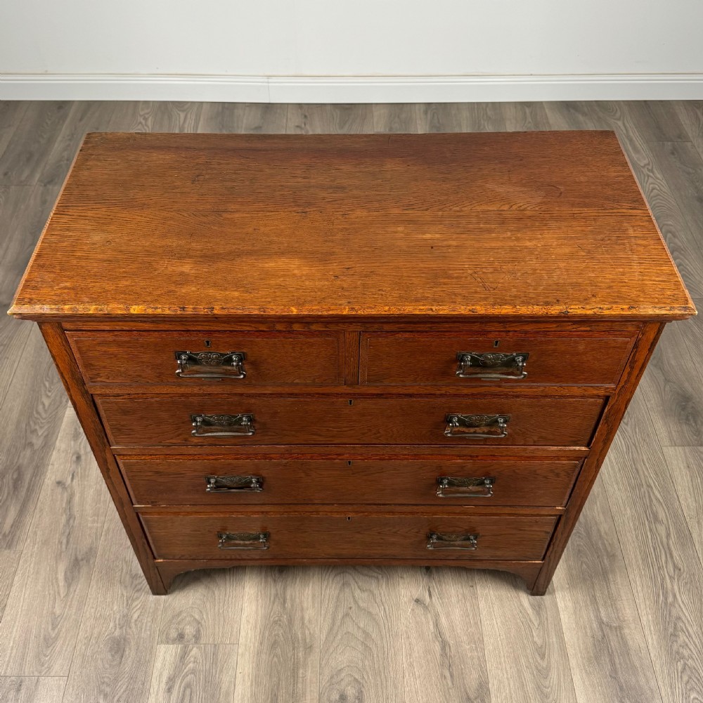 Antique 20th Century Chest Of Drawers In Oak 
 View XIII