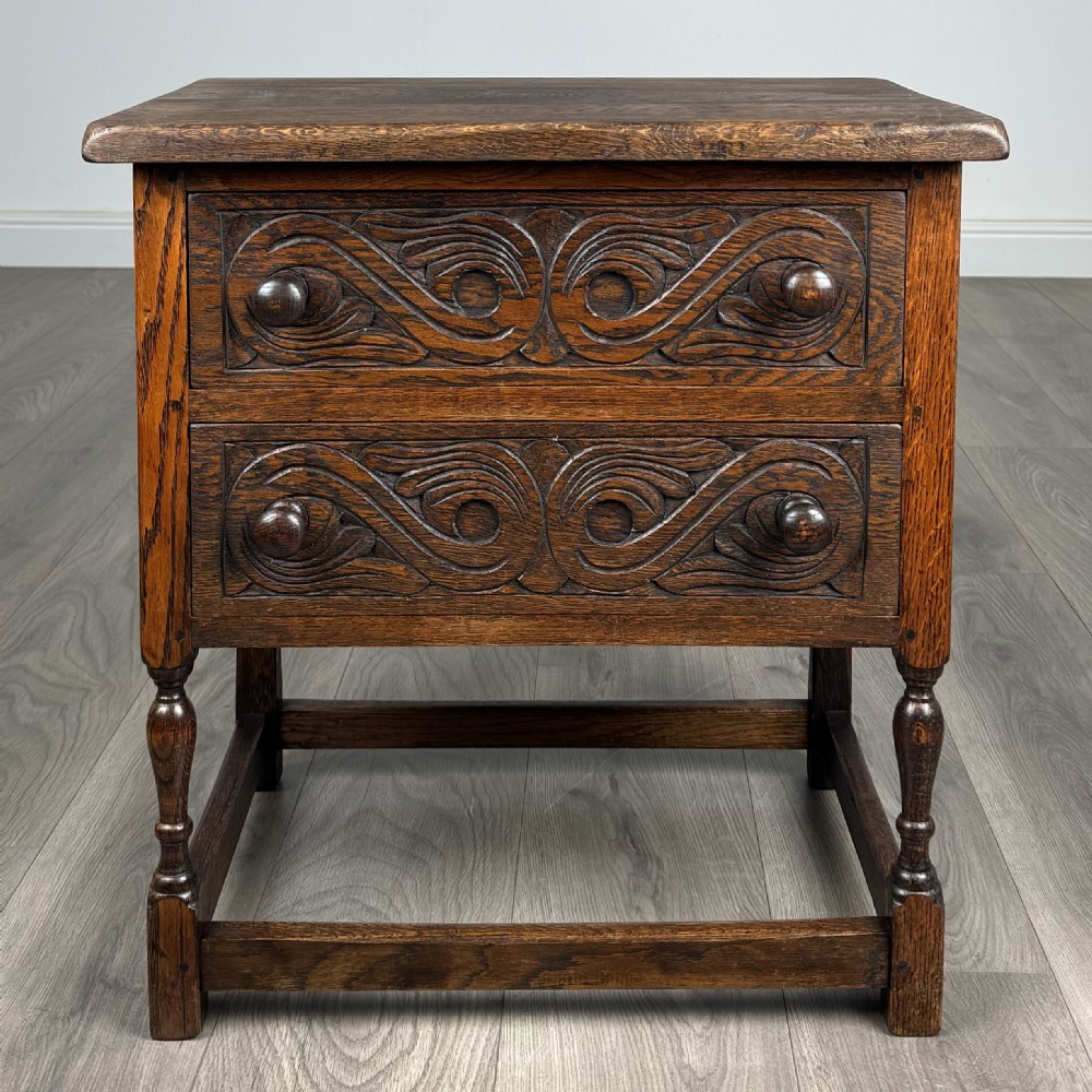  Antique 20th Century Small Cabinet In Oak