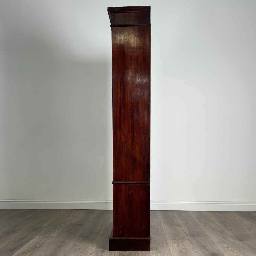 Antique 20th Century Art Nouveau Style Display Cabinet In Oak  View IV
