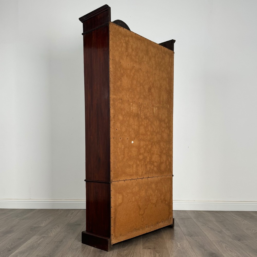 Antique 20th Century Art Nouveau Style Display Cabinet In Oak  View V
