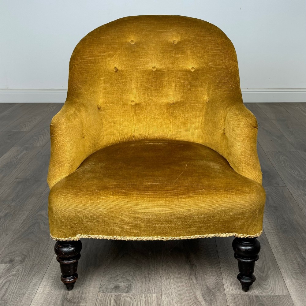  Antique 20th Century Tub Chair In Mahogany 
 View VIII