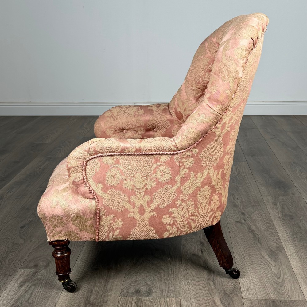 Antique 19th Century Armchair In Oak 
 View II