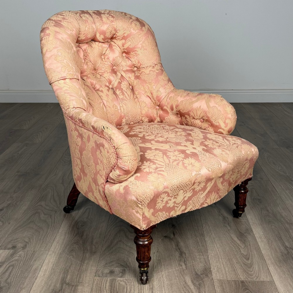 Antique 19th Century Armchair In Oak 
 View VII