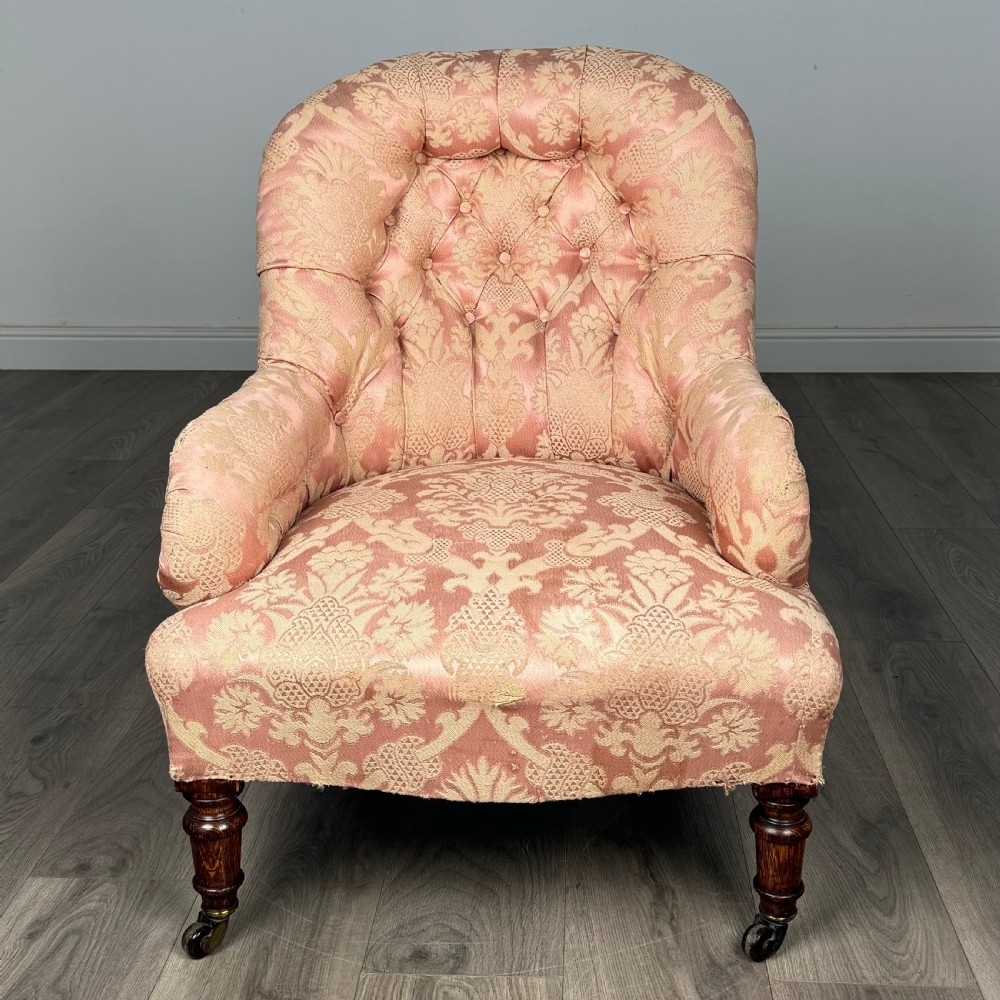 Antique 19th Century Armchair In Oak 
 View VIII