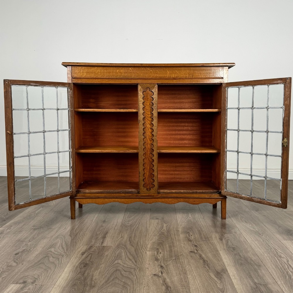  Antique 20th Century Display Cabinet In Oak 
 View II