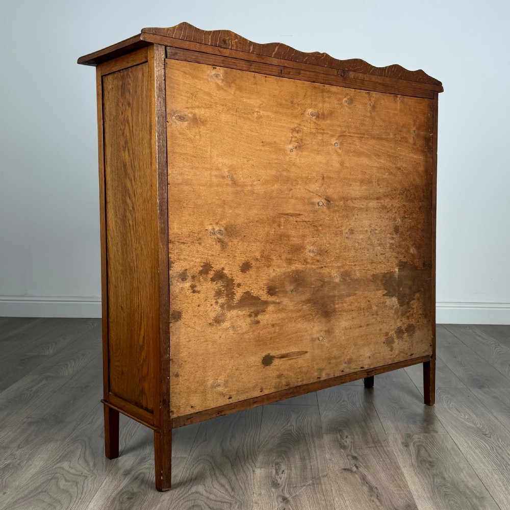  Antique 20th Century Display Cabinet In Oak 
 View V