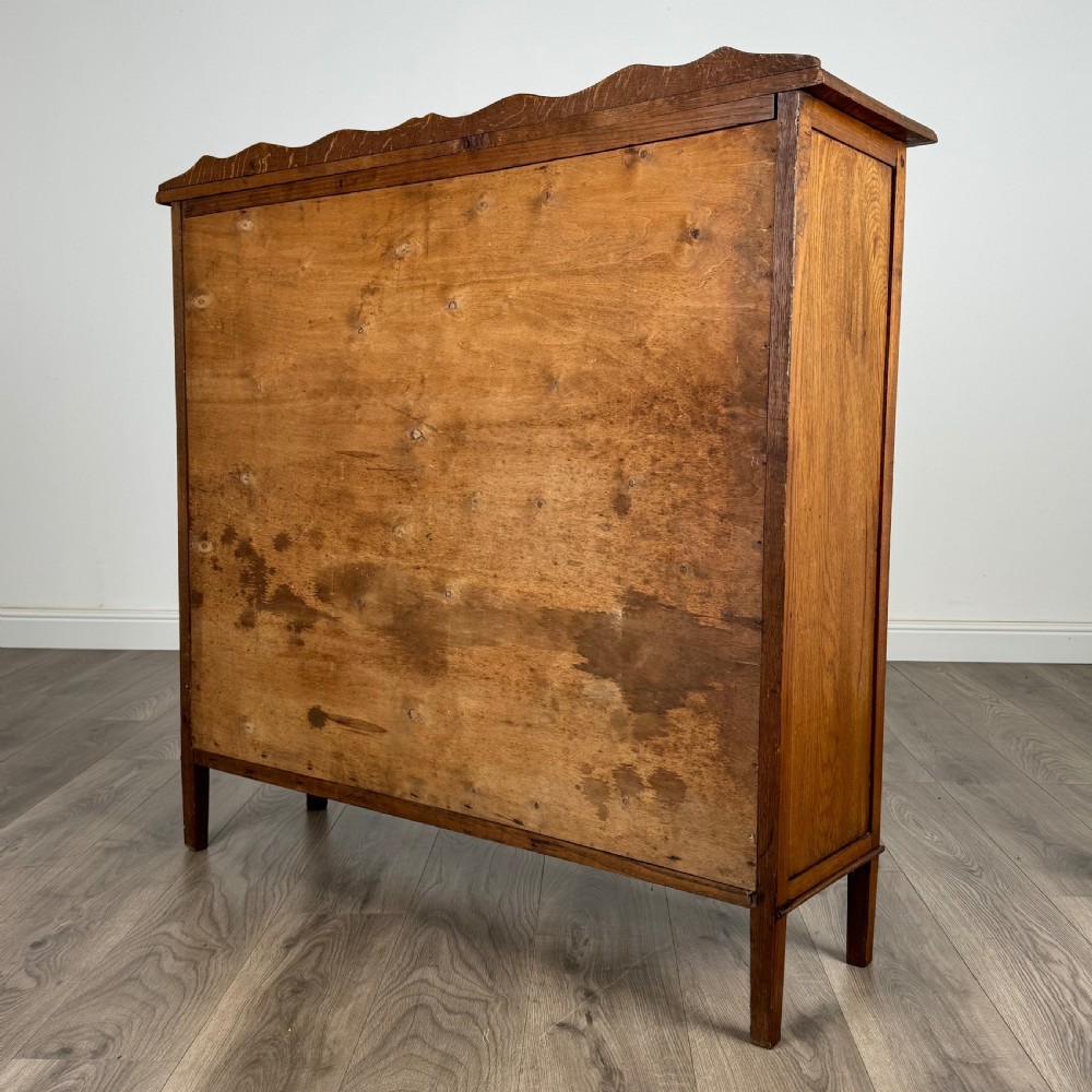  Antique 20th Century Display Cabinet In Oak 
 View VII