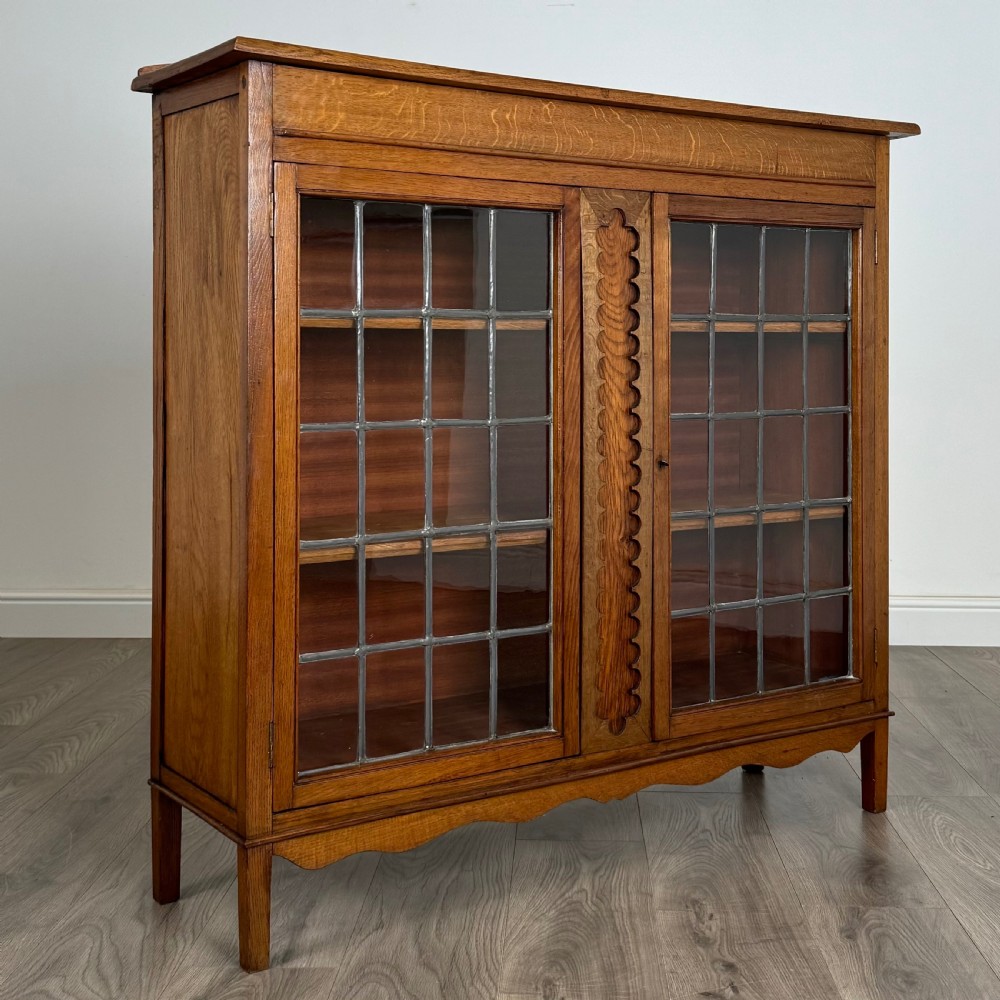  Antique 20th Century Display Cabinet In Oak 
 View IX