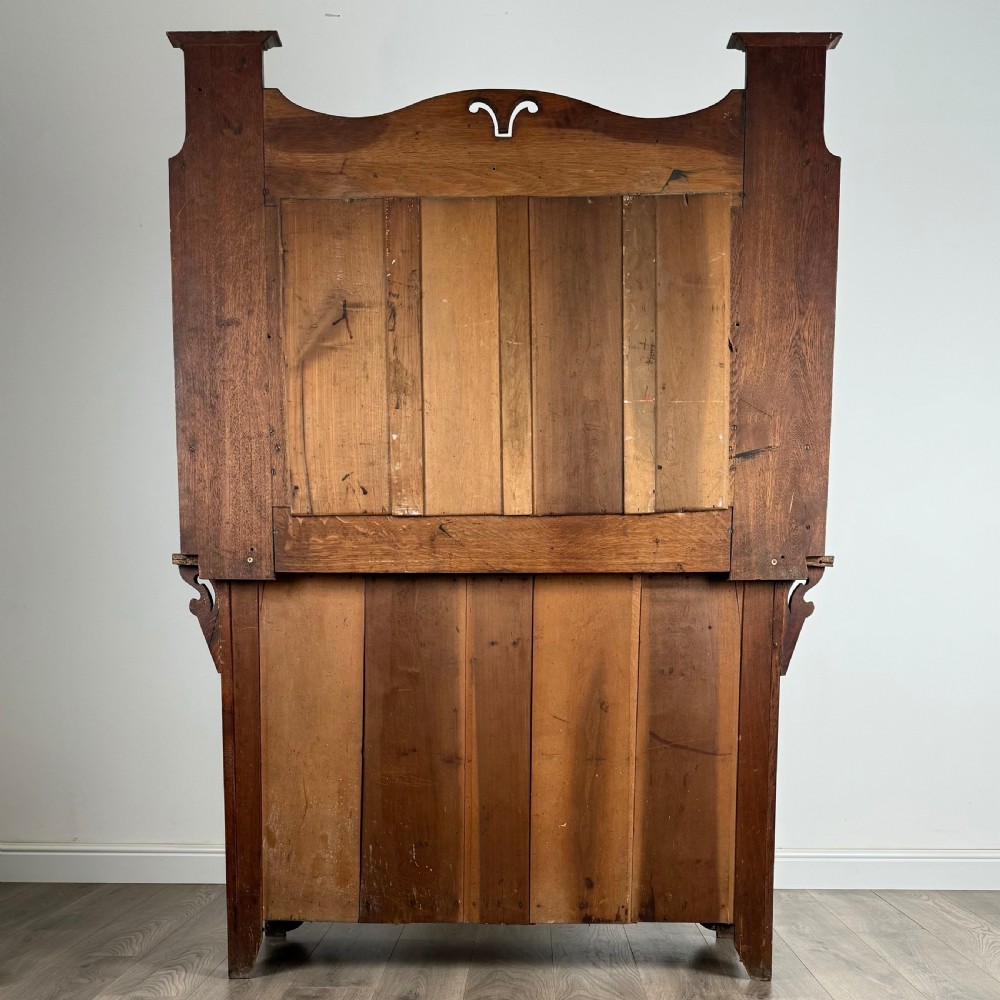 Antique 20th Century Mirror Back Sideboard In Oak  View VI