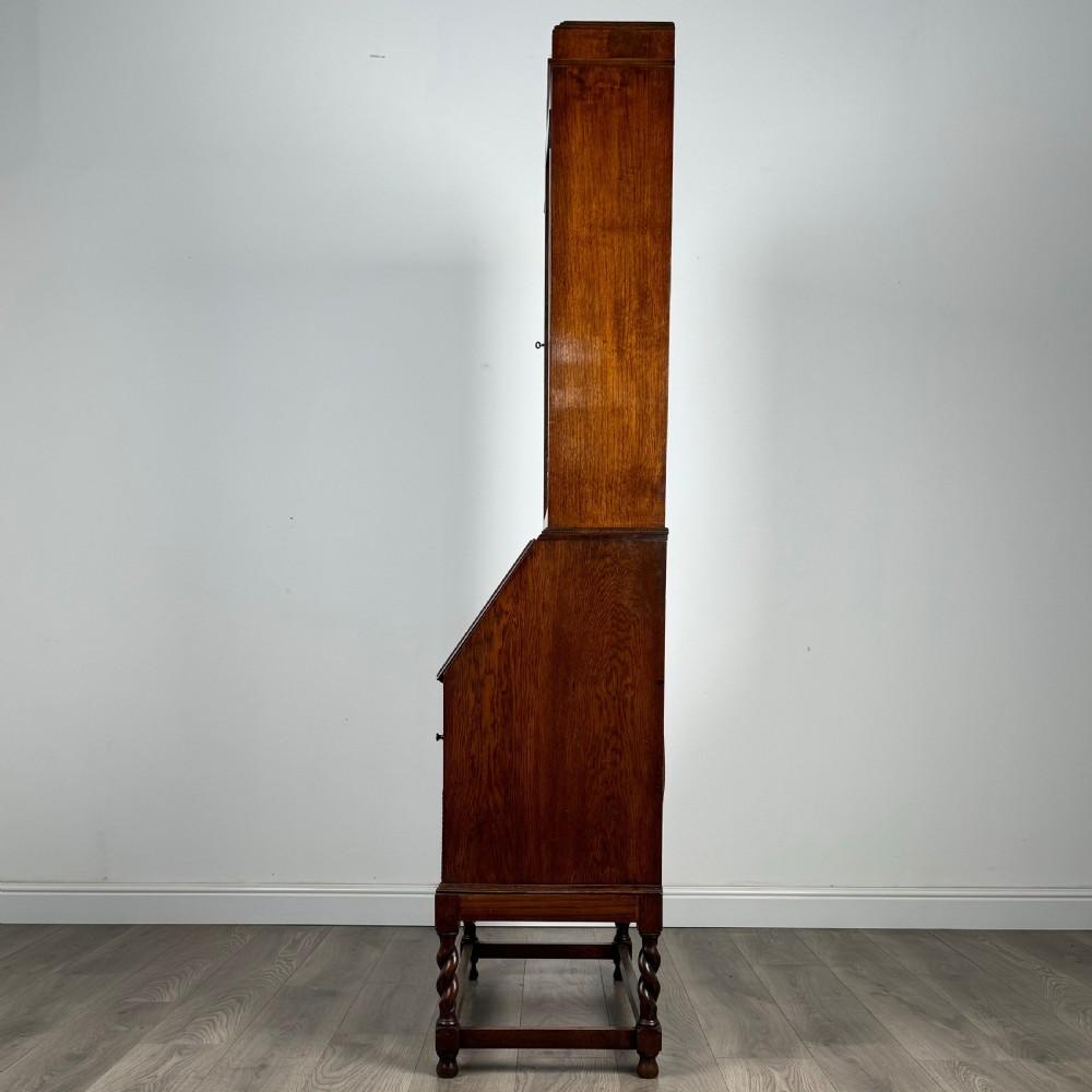  Antique 20th Century Bureau Bookcase In Oak 
 View IV