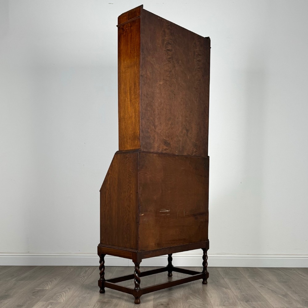  Antique 20th Century Bureau Bookcase In Oak 
 View V