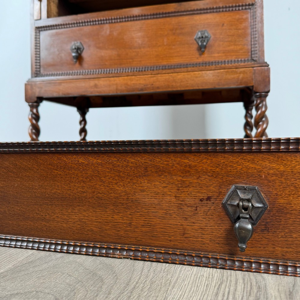  Antique 20th Century Bureau Bookcase In Oak 
 View XII