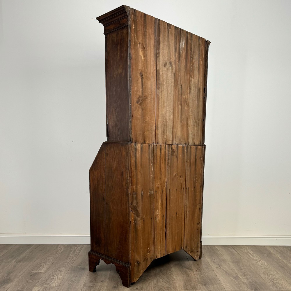  Antique 18th Century Bureau Bookcase In Oak 
 View V
