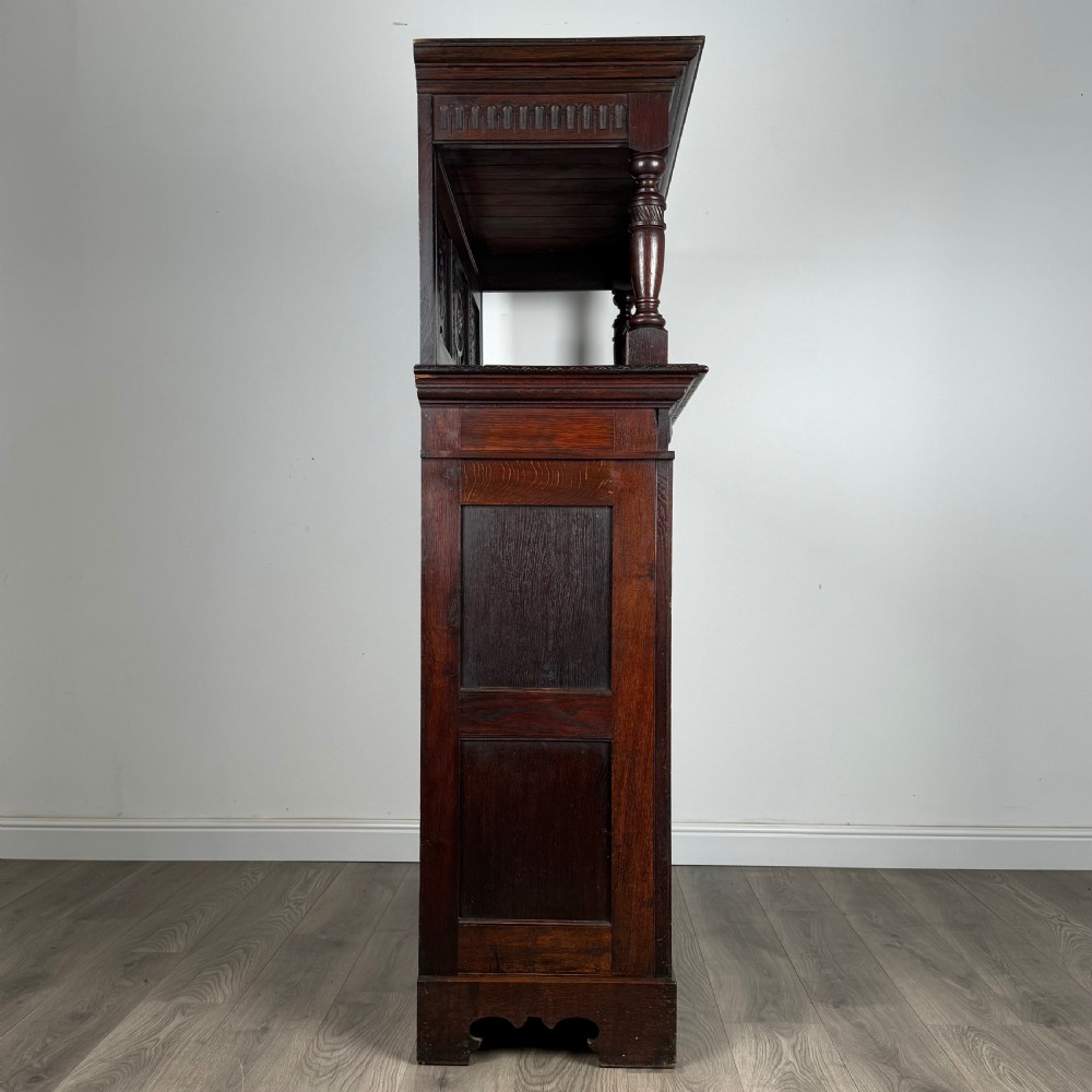  Antique 20th Century Carved Oak Cupboard 
 View VIII